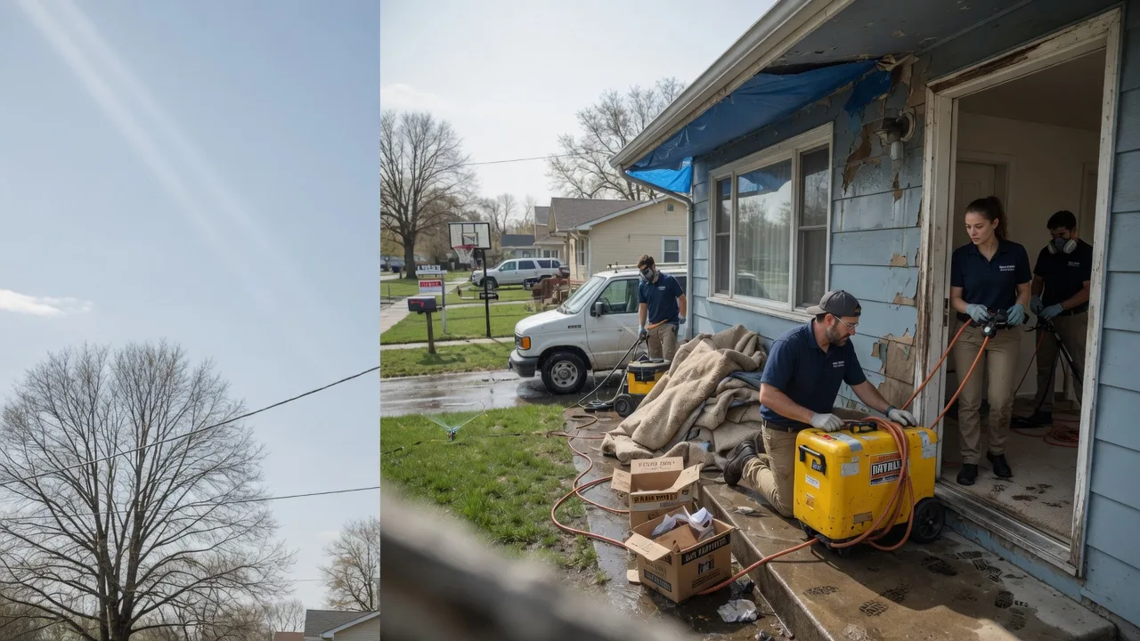 Basement Flood Cleanup in Everton, MO near me